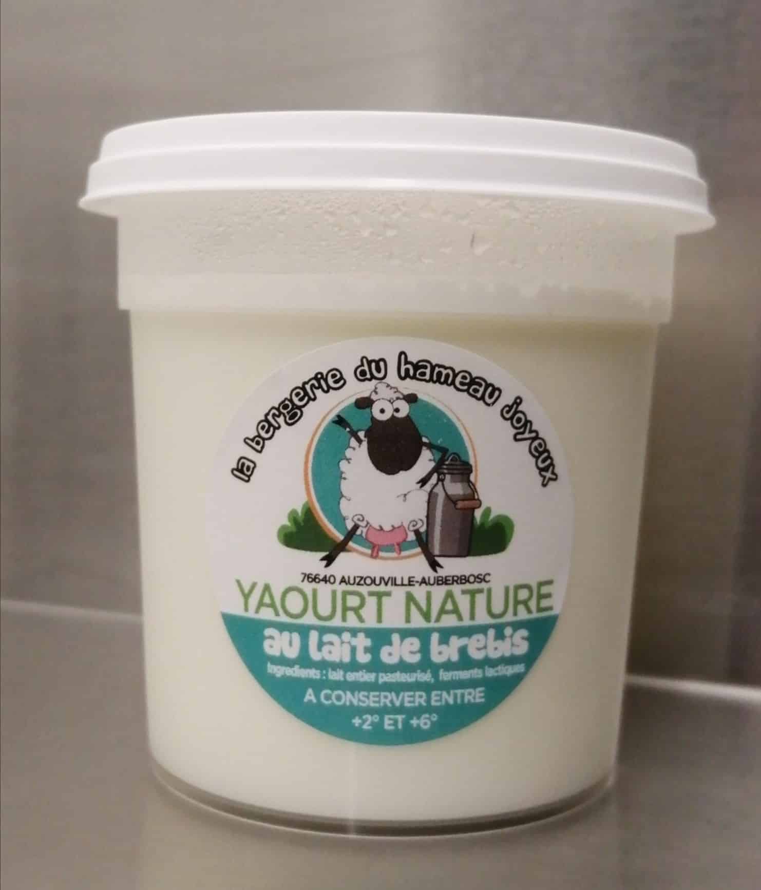 Yaourt au lait de brebis nature 3%MG, U (4 x 125 g)  La Belle Vie :  Courses en Ligne - Livraison à Domicile